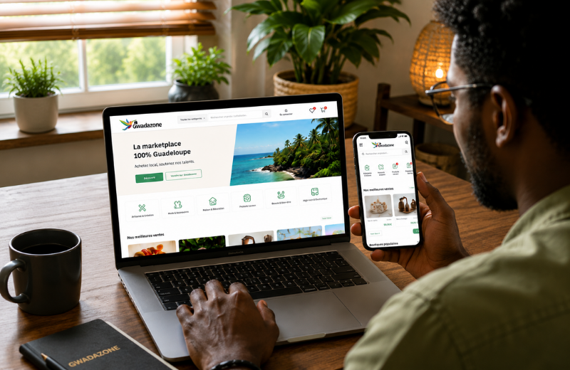 Le commerce local sur Gwadazone